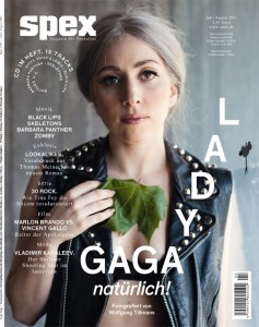 La couverture du magazine Spex pour l'édition juillet/août