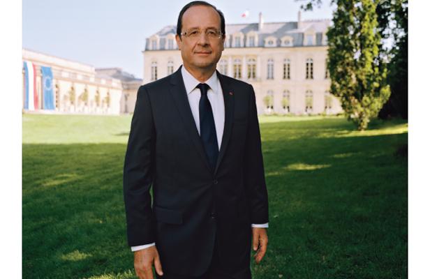 Photo officielle de François Hollande à l'Elysée