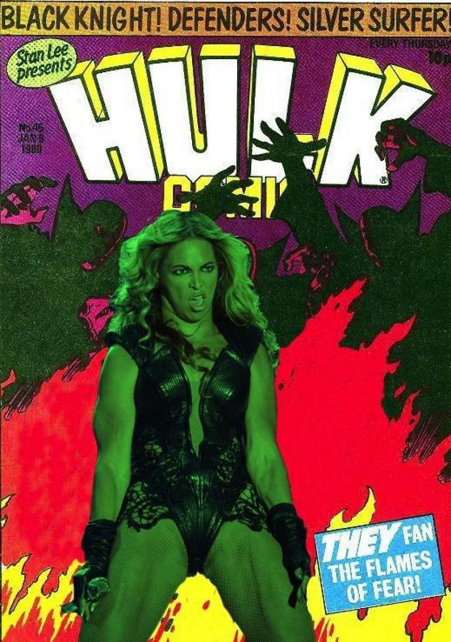 Beyoncé Hulk Mème © Bad Buzz