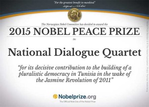 Prix Nobel de la Paix 2015